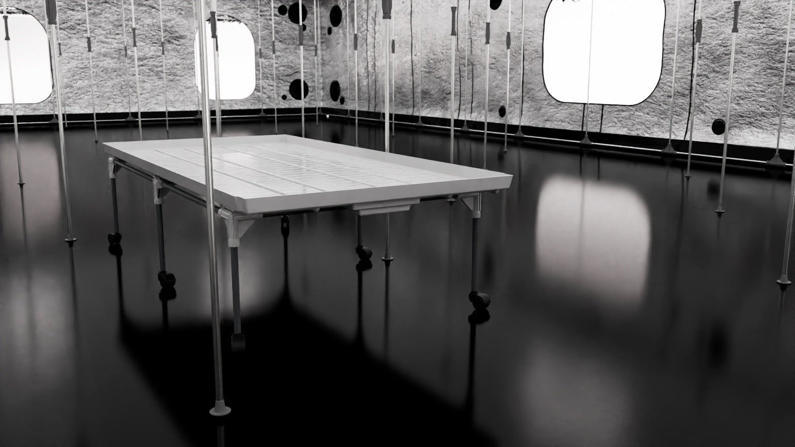Elite Grow Table + Eb-Flood Drain Kit 120 x 120mm