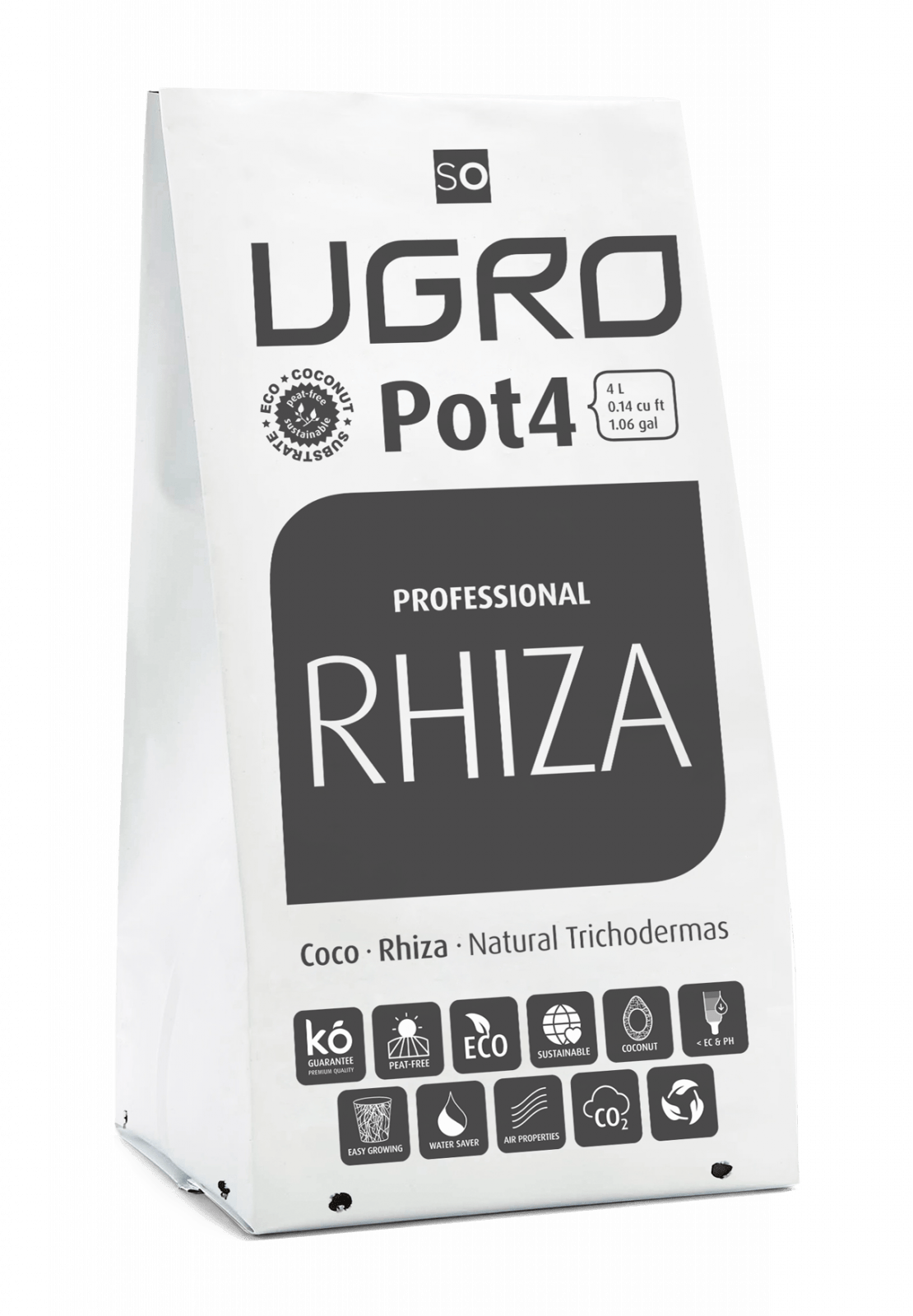 UGRO - Pot4 Professional Rhiza 4L